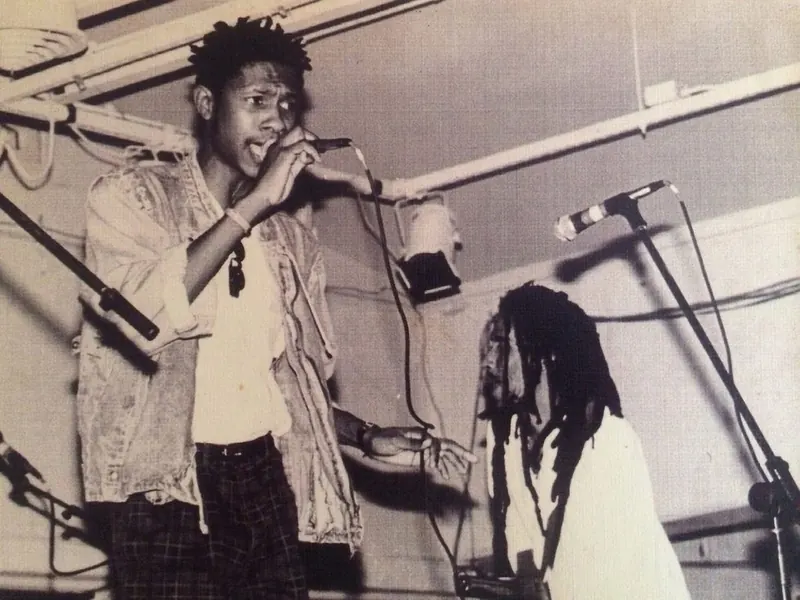 On the mic, early years